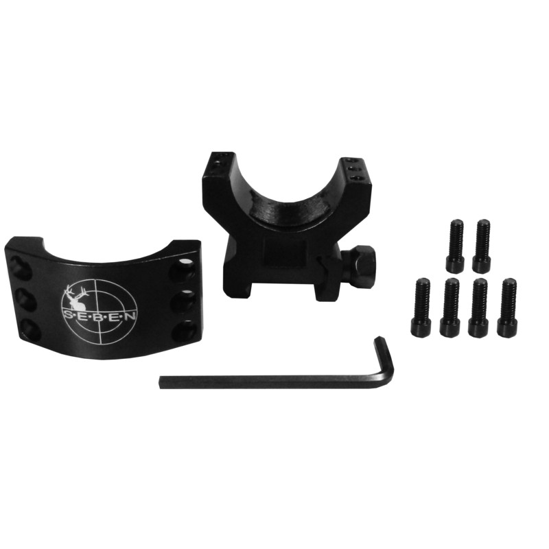 Seben Attacco Ottica 30mm Weaver Picatinny 21mm Slitta Rifle Scope Mount RSM13