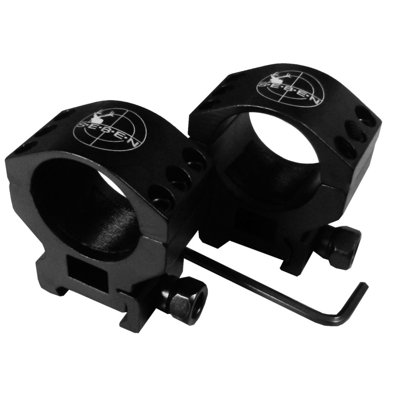 Seben Montura Visor 30mm Weaver Picatinny 21mm Riel Caza Rifle Scope Mount RSM13