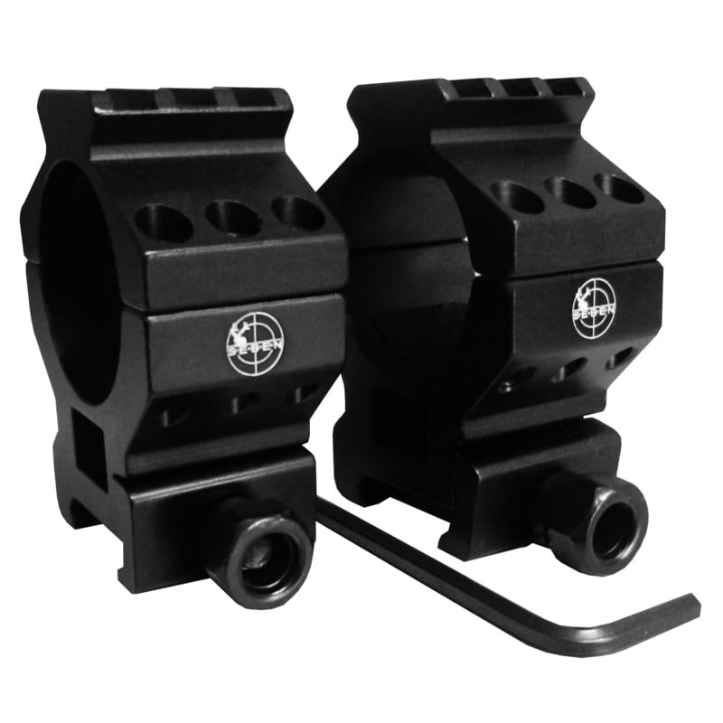 Seben Attacco Ottica 30mm Picatinny 21mm Slitta Rifle Scope Mount RSM14