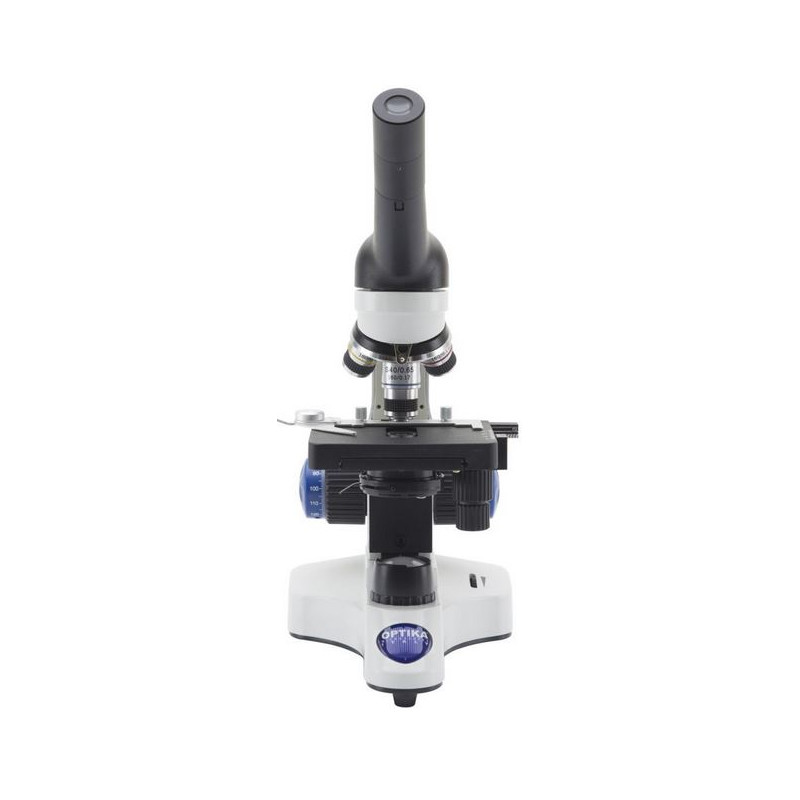 Optika Microscopio B-20CR, monoculare, LED, con batterie ricaricabili