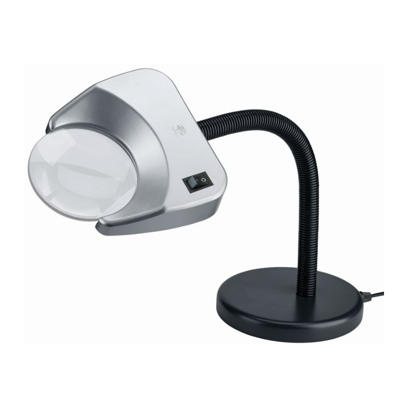 Schweizer Vergrootglazen Loeplamp Tech-Line LED TABLE BASE 6500K, 2x/Ø120mm, biconvex, tafelvoet
