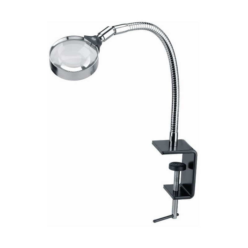 Schweizer Magnifying glass Work stand magnifier, table clamp, 3x/Ø75mm, biconvex