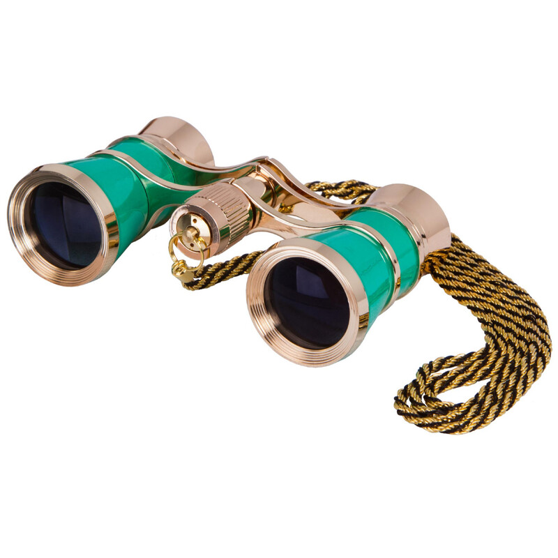 Levenhuk Toneelkijker Broadway 3x25 groen met ketting en LED-licht