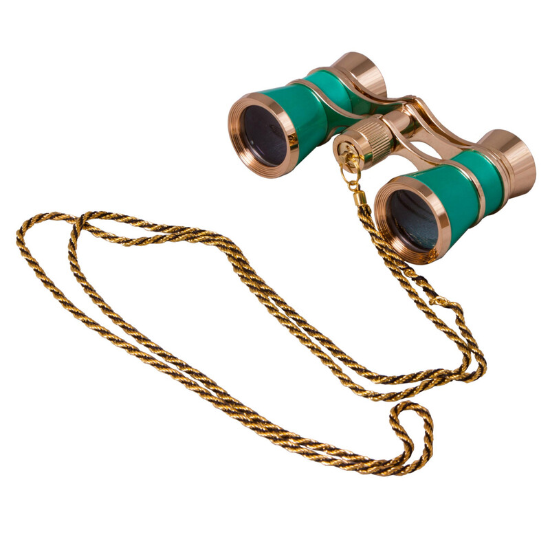 Levenhuk Toneelkijker Broadway 3x25 groen met ketting en LED-licht