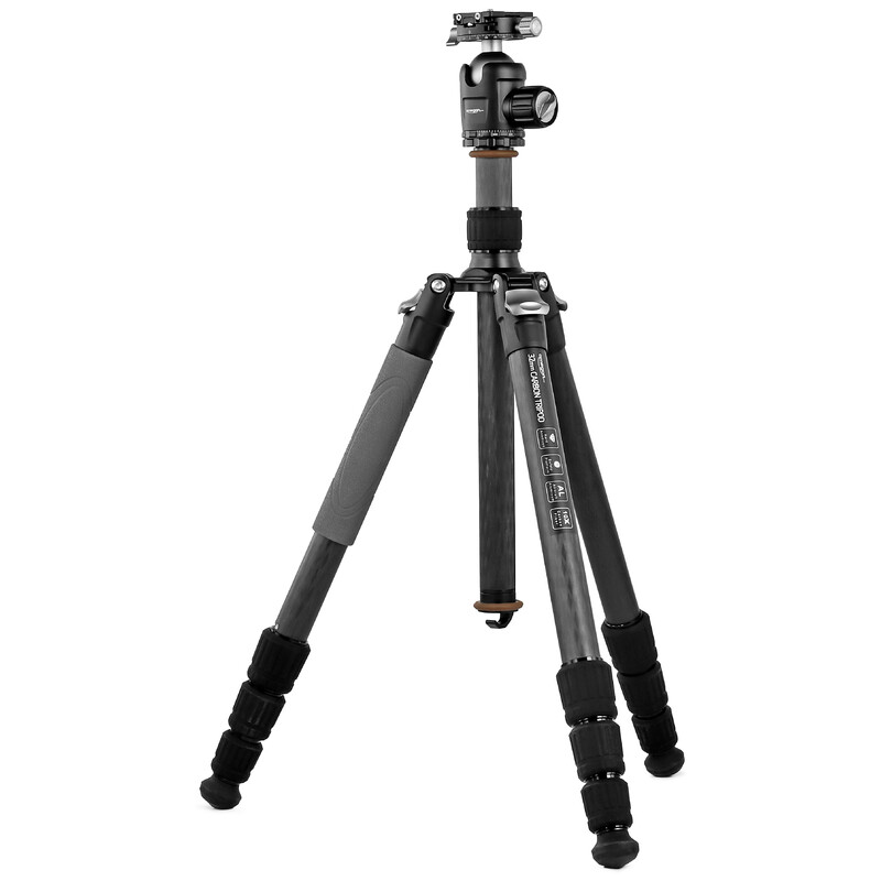 Omegon Pro 32mm carbon tripod including ball head