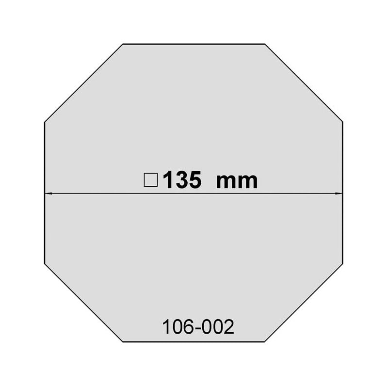 euro EMC Lámina filtrante Filtros solares de repuesto tamaño 6 AstroSolar