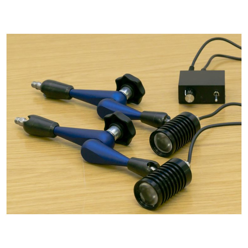 Pulch+Lorenz Illuminazione a LED a doppio spot per Cavalletto