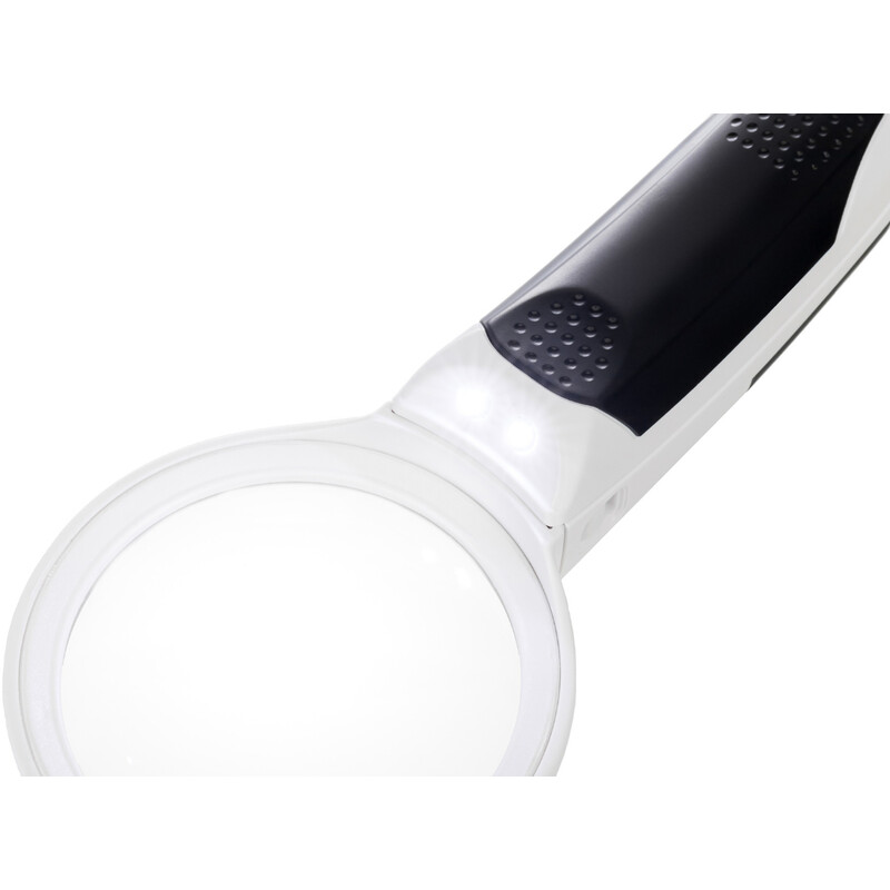 Handheld Magnifying Glass with LED Light Desk Lamp Mount Magnifier