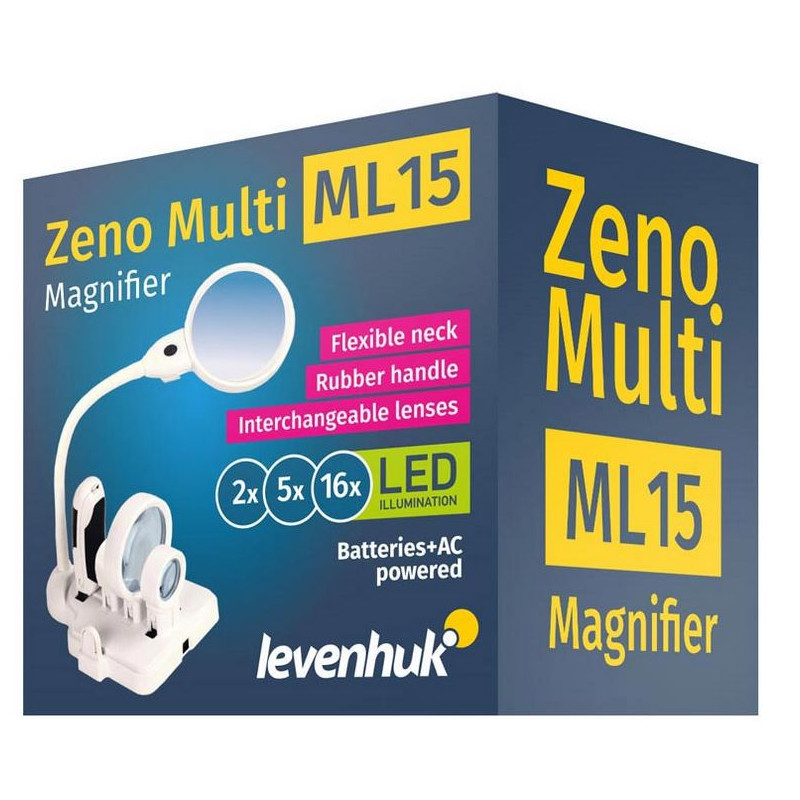 Levenhuk Magnifying glass Zeno Multi ML15 White
