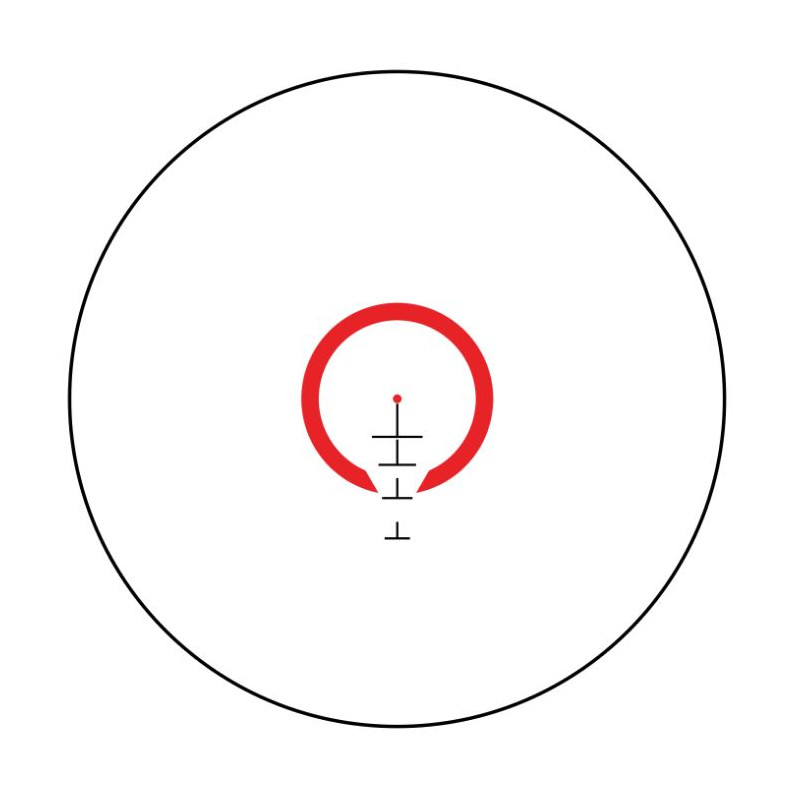 Bushnell Mira telescópica AR Optics 1-4x24 BTR-1 FFP, black