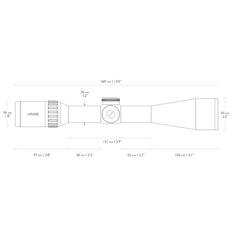 HAWKE Richtkijker Endurance 30 WA 4-16x50 223/308