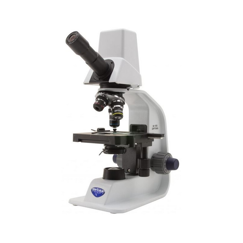 Optika Microscope B-150D-MRPL, digital, mono, battery, 1.3MP camera, 400x