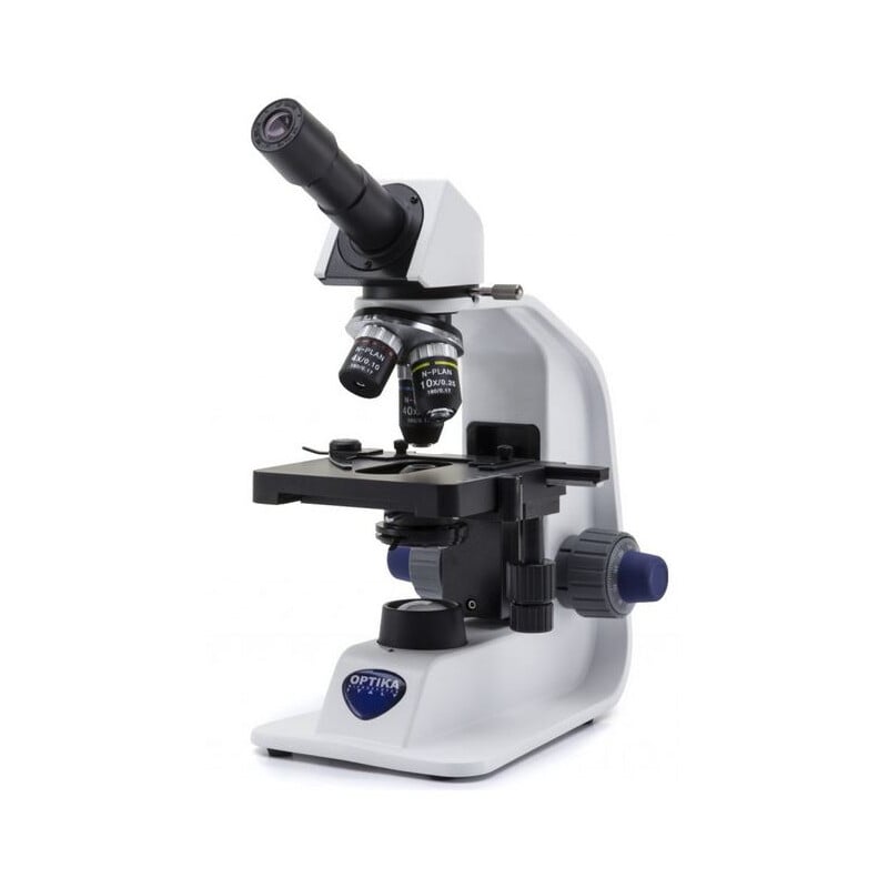 Optika Microscope B-152R-PL, mono, plan, battery, 400x