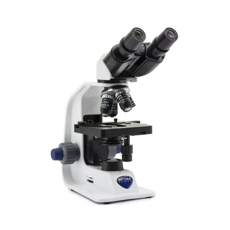 Optika Microscoop B-159R-PL bino, plat, oplaadbare batterij, 1000x