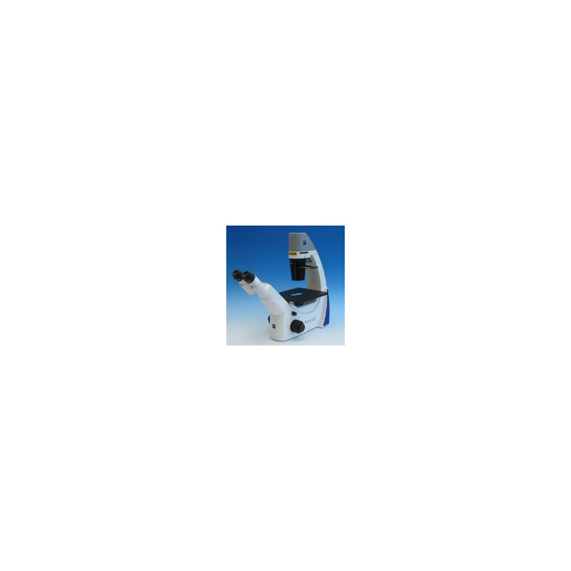 ZEISS Microscopio invertito Primovert bino Ph1, Ph2, 40x, 100x, 200x, 400x, Cond 0.4