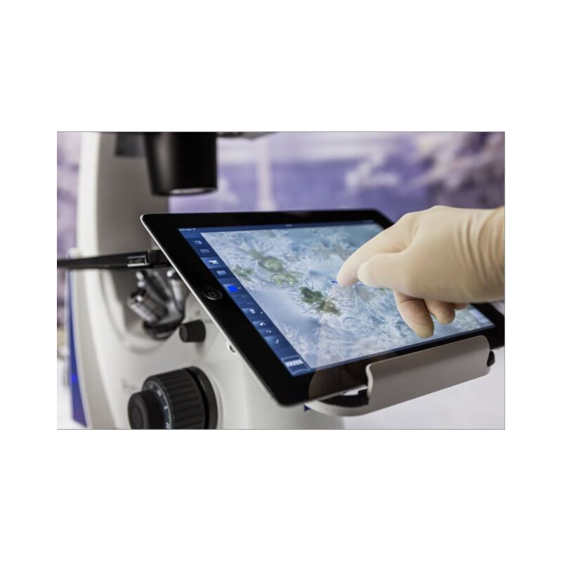 ZEISS omgekeerde microscoop Primovert HDcam Ph1, 40-400x, cond. 0,3, 5 MP