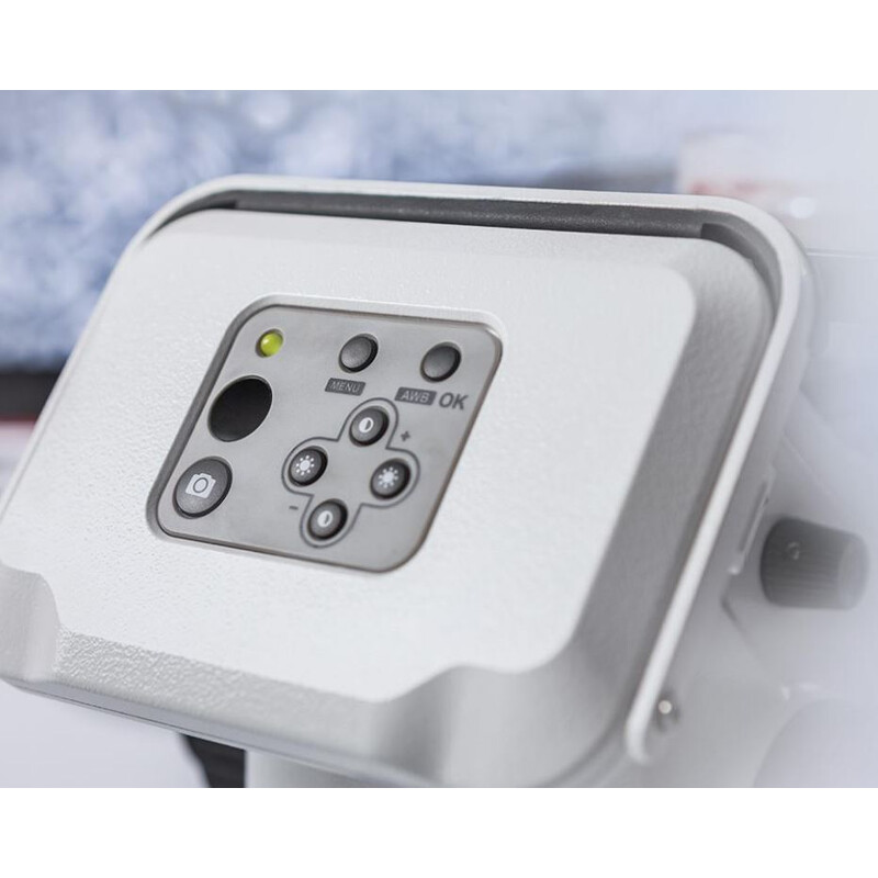 ZEISS omgekeerde microscoop Primovert HDcam Ph1, 40-400x, cond. 0,3, 5 MP