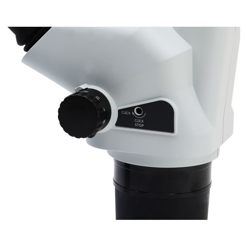 Optika Stereo zoom microscope SZO-3, bino, 6.7-45x, Pillar stands, Reflected and transmitted light