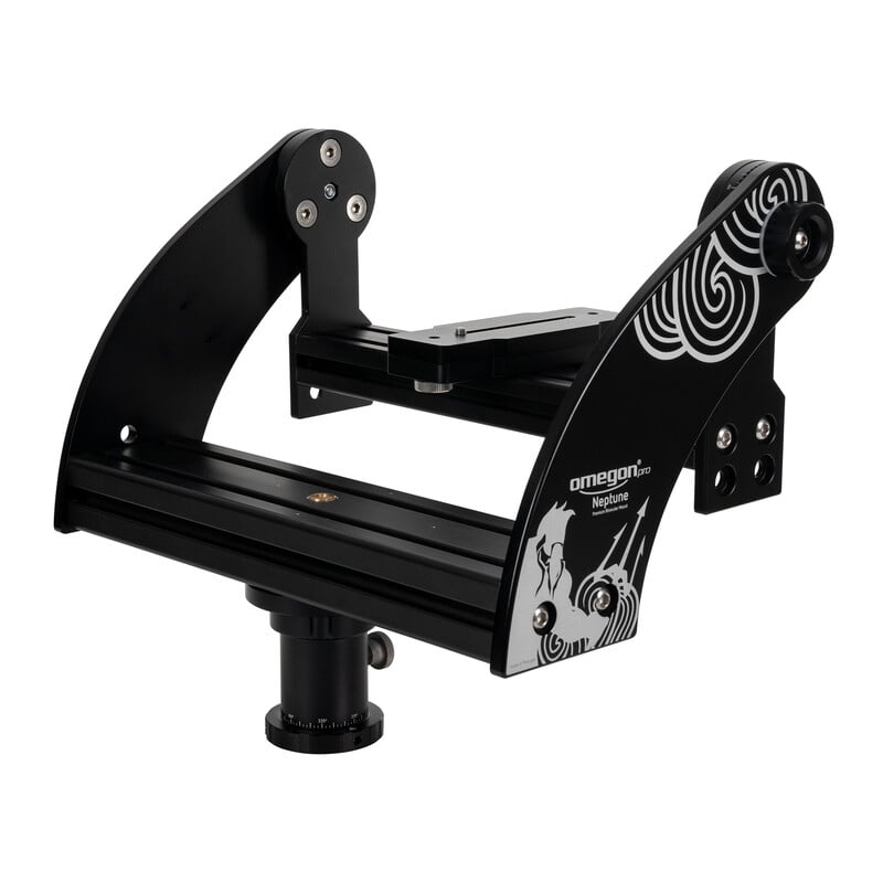 Omegon Binocolo Brightsky 30x100 45° inclusa montatura a forcella Neptune con colonna centrale e treppiede