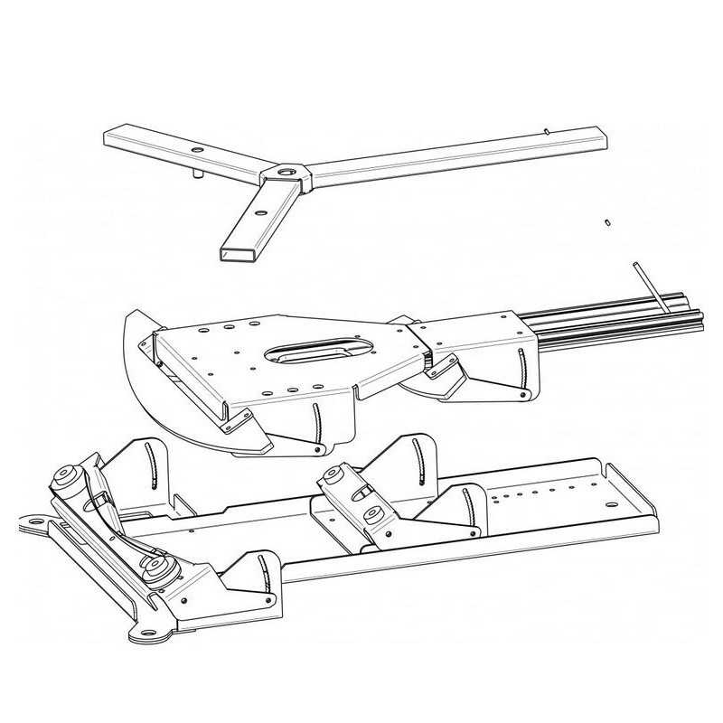 Geoptik Polar wedge Eartha Dobson Platform with variable Latitude