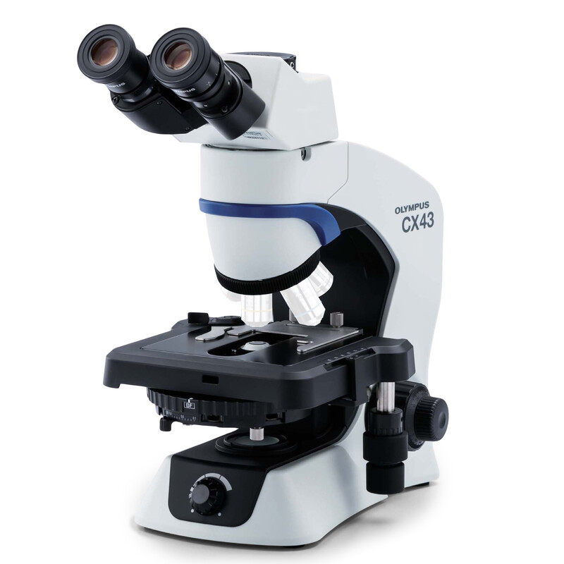 Evident Olympus Microscope Olympus CX43 basic equipment with photo output_2, trino, infinity, LED, without objectives!