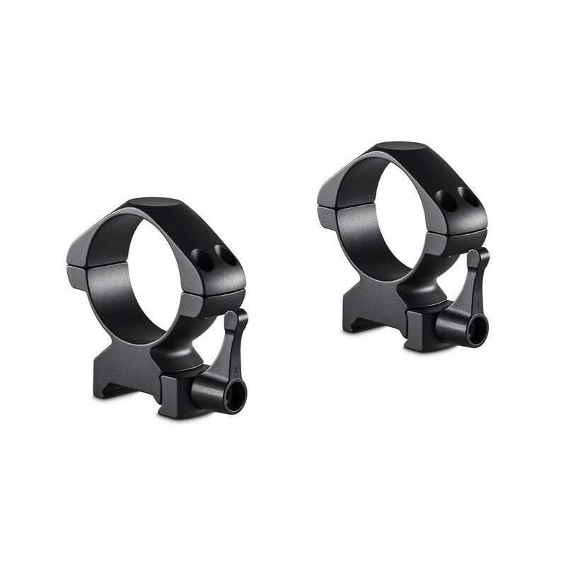 HAWKE Precisie ringbevestigingen van staal 34mm Weaver Laag met Quick Release hendel (2 stuks)