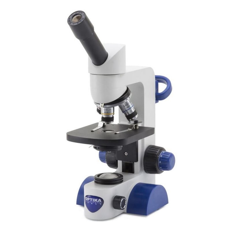 Optika Microscope B-61, mono, 40-400x, LED, battery