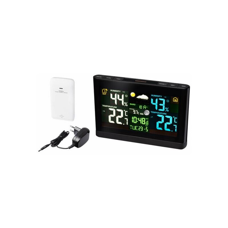 Bresser Weather station wireless with colour display