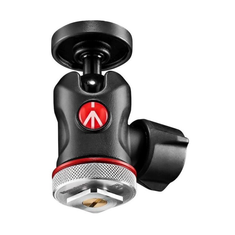 Manfrotto Balhoofd MH492LCD-BH Micro met flitsschoen