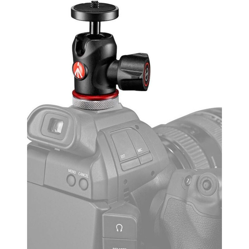 Manfrotto Balhoofd MH492LCD-BH Micro met flitsschoen
