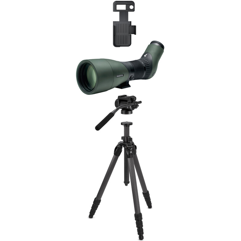 Swarovski Special offer spotting scope ATX 25-60x85 with CCT-tripod and VPA Adaptor + tripod head