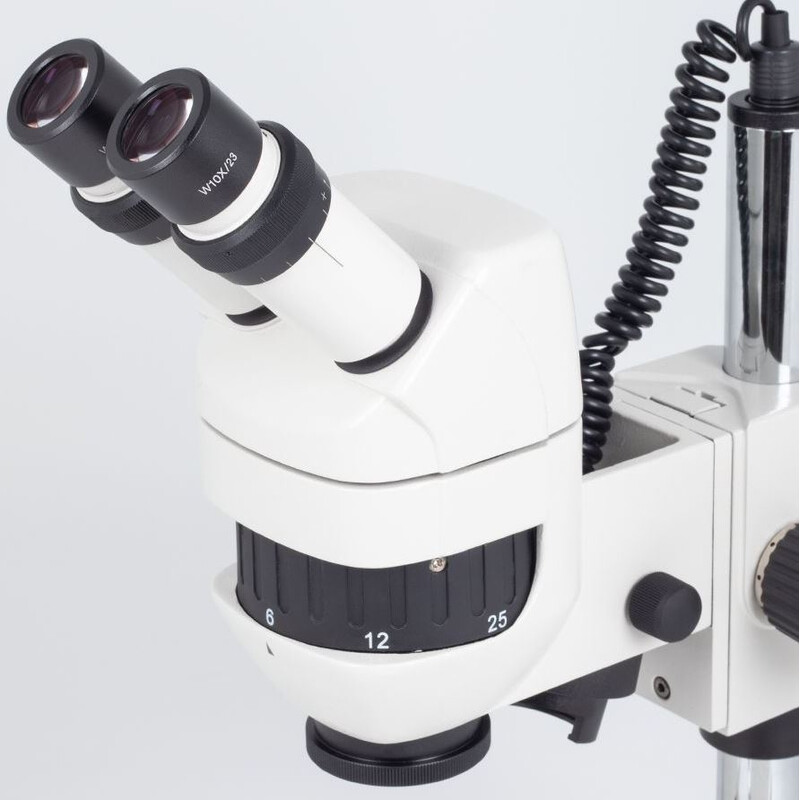Motic zoom stereomicroscoop K-400 L, Binoculair, CMO, 6x-50x