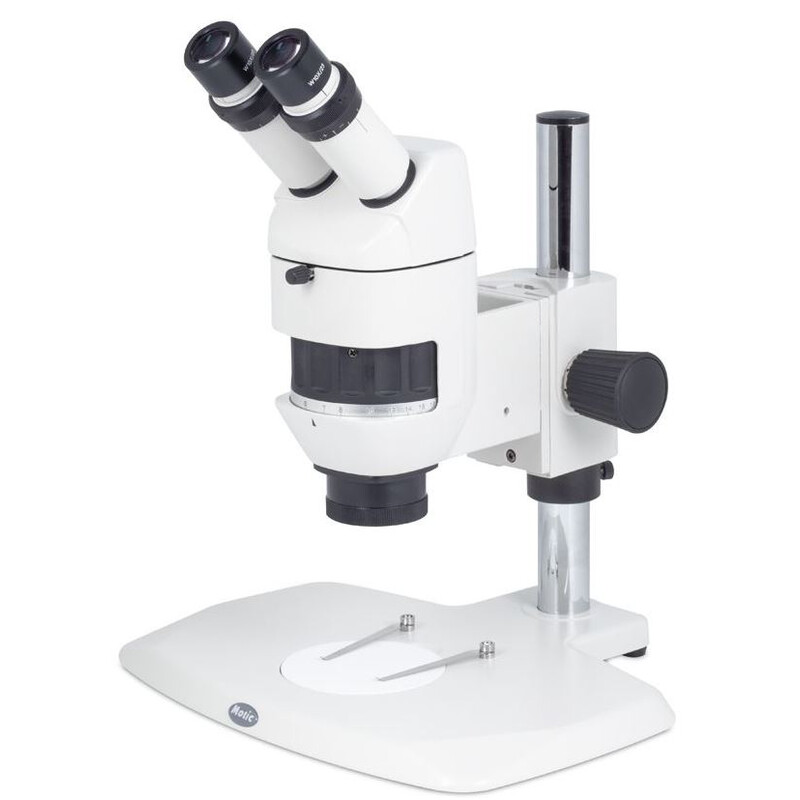 Motic zoom stereomicroscoop K-700P, Binoculair, CMO, zonder Belichting, 10x-52x
