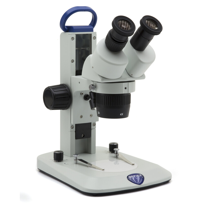 Optika Microscopio stereo SLX-1, Luce incidente e trasmessa, 20x-40x, LED, binoculare