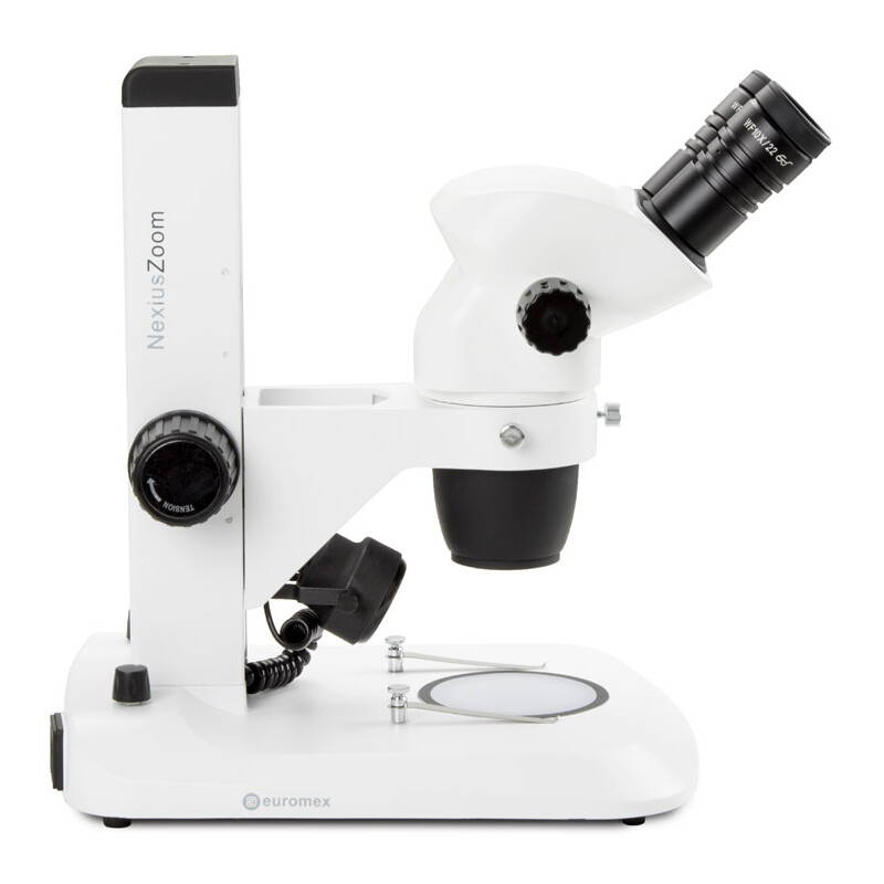 Euromex Stereo zoom microscope NZ.1902-S, 6.7-45x, Zahnstange, Auf-u. Durchlicht, bino