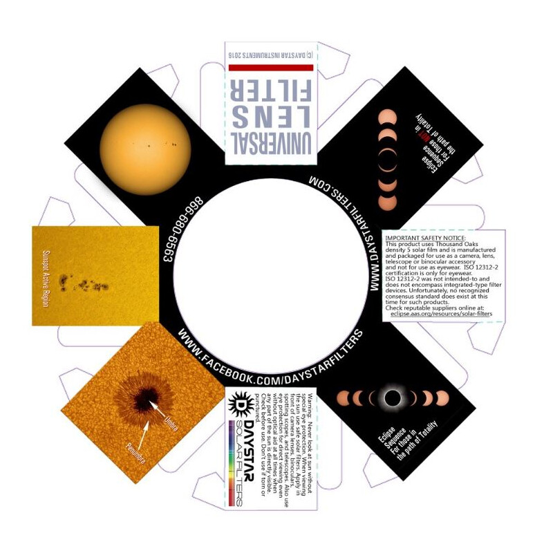 DayStar Filtri solari ULF-90-2 Binocular