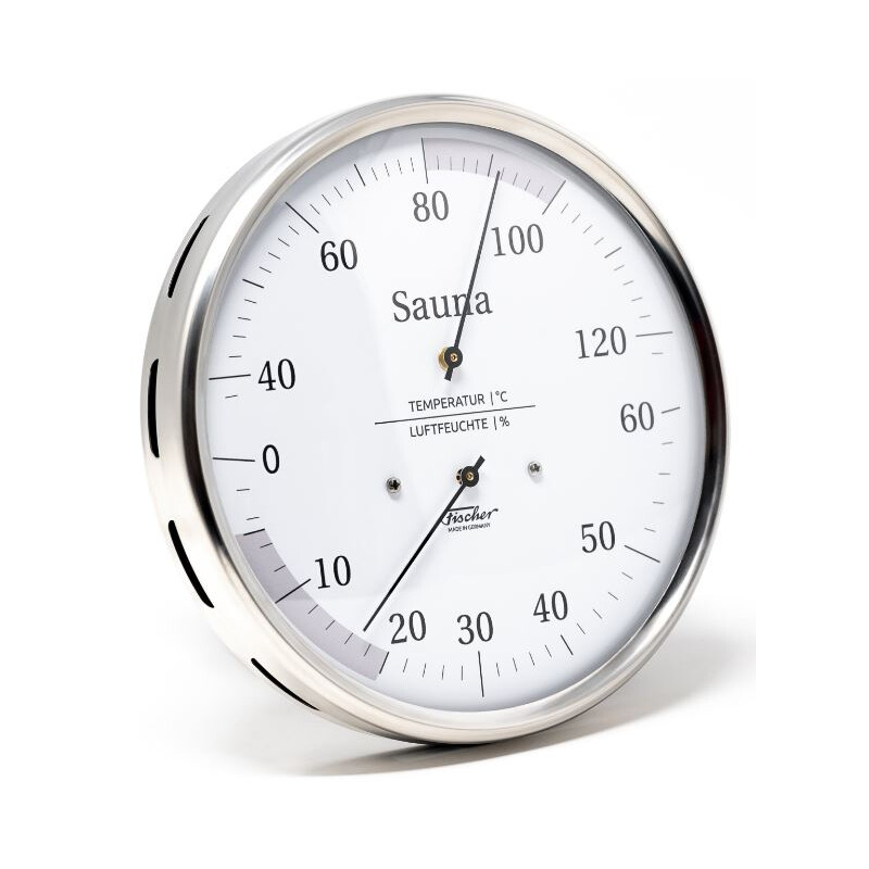 Fischer Stazione meteo Termometro igrometro per sauna 130 mm