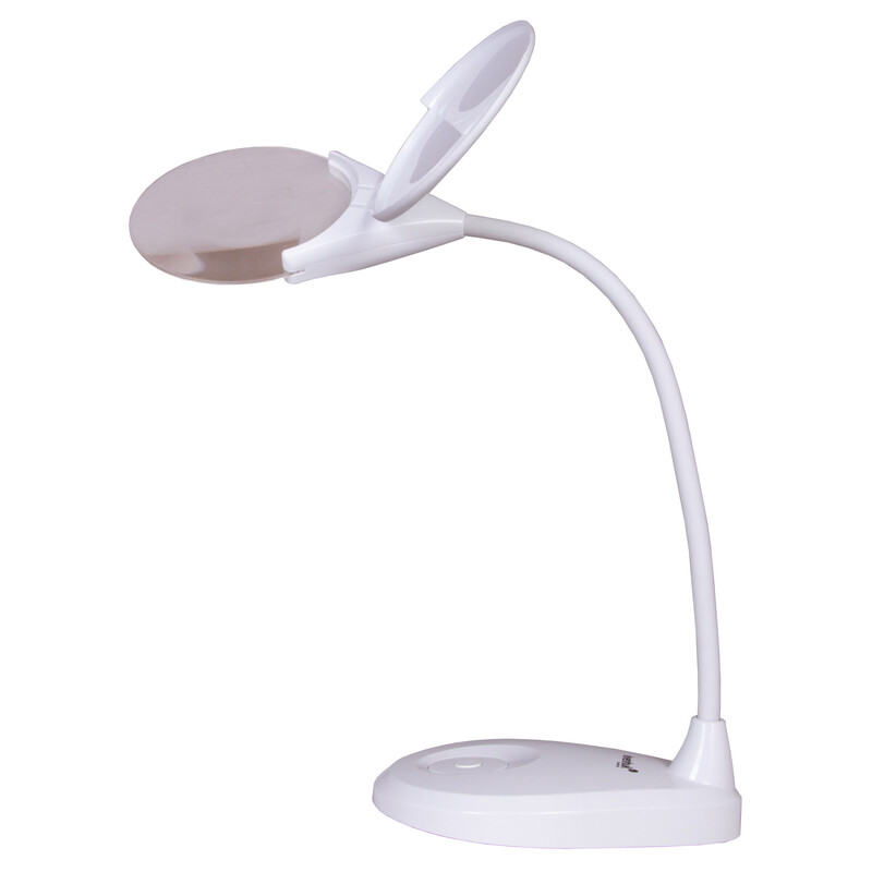 Levenhuk Magnifying glass Zeno Lamp ZL7 White