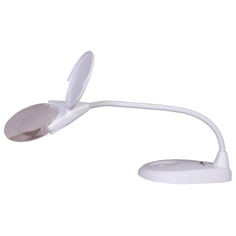 Levenhuk Magnifying glass Zeno Lamp ZL7 White