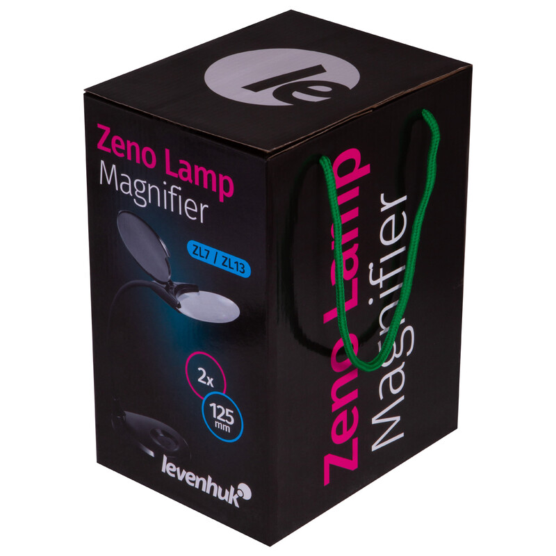 Levenhuk Magnifying glass Zeno Lamp ZL13 Black