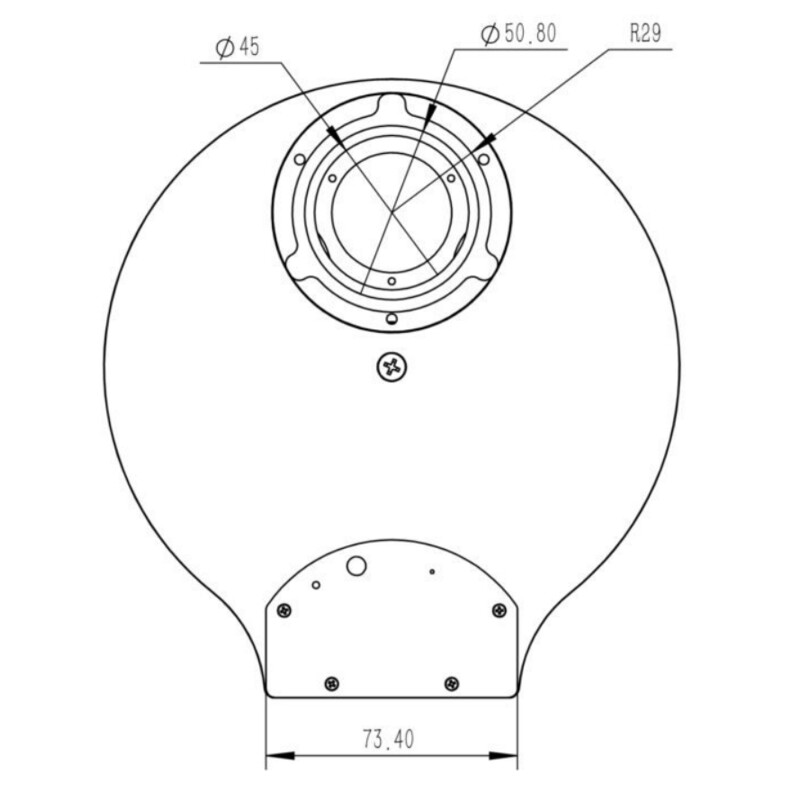 QHY Filterrad CFW3M-US 7x 36 mm