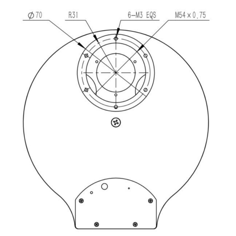 QHY Ruota portafiltri CFW3M-US 7x 36 mm