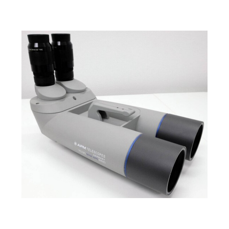 APM Binoculars Fernglas 70mm 90° non-ED 1,25 mit 24mm UF Okularen und Koffer