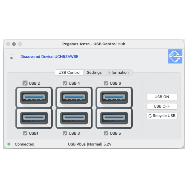 PegasusAstro Hub di controllo USB