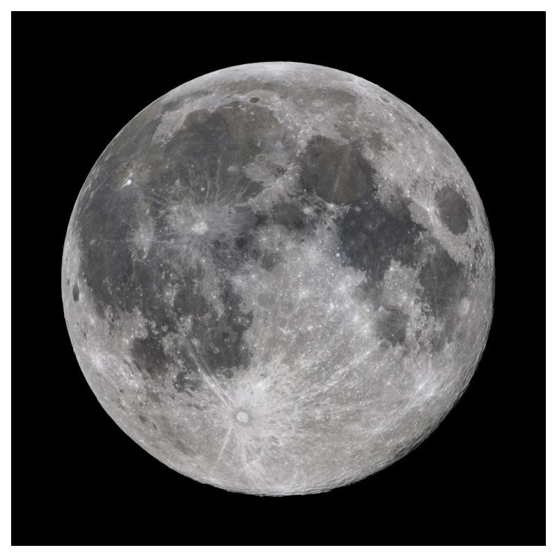Oklop Póster Luna llena 50 cm x 70 cm