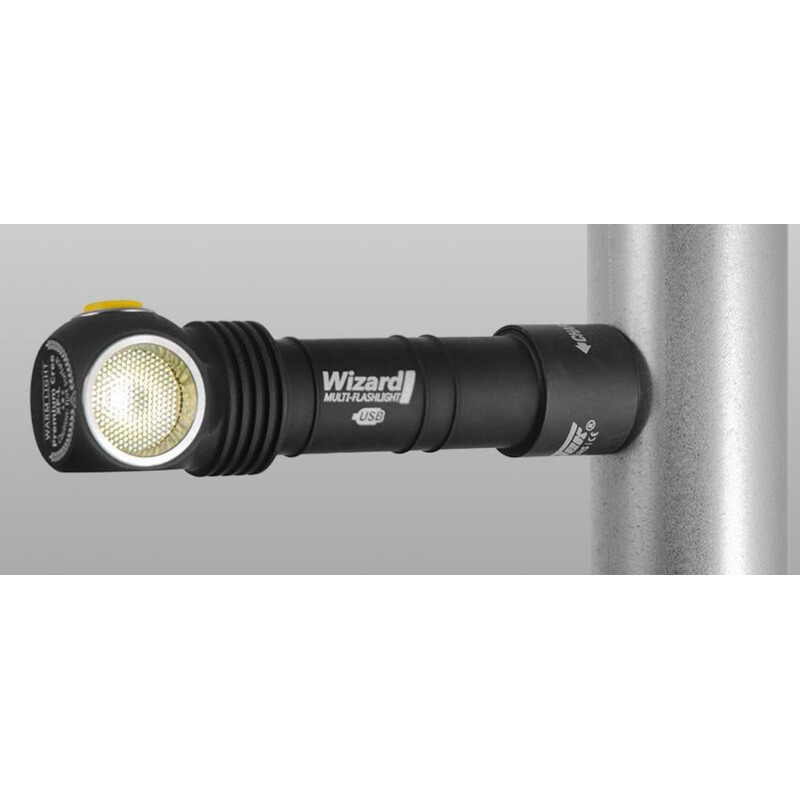 Armytek Linterna Lámpara de bolsillo Wizard Magnet USB (luz fría)