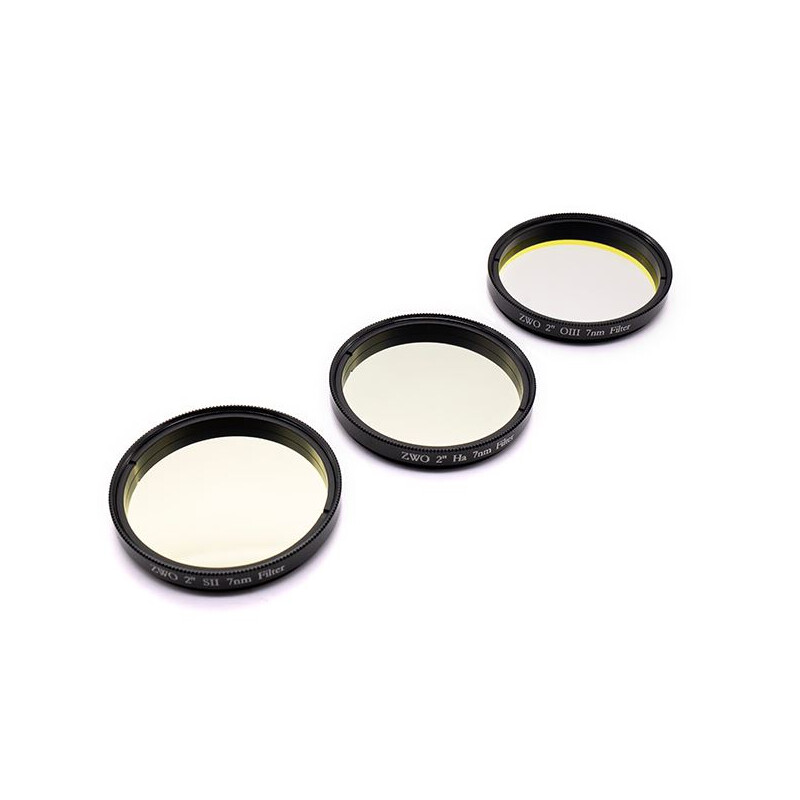 ZWO Filtro H-alpha, SII, OIII 7nm 2"