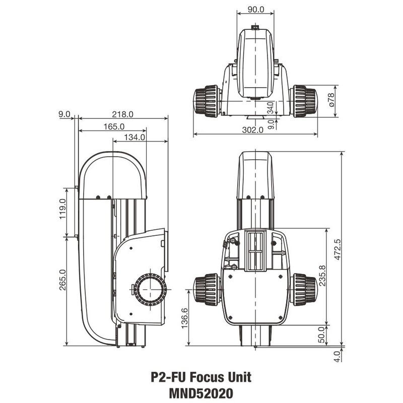 Nikon P2-FU manual focus unit