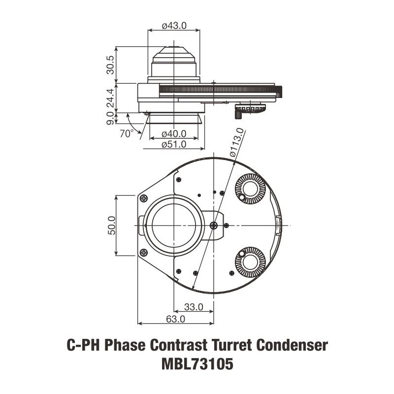 Nikon Condensatore a contrasto di fase C-C