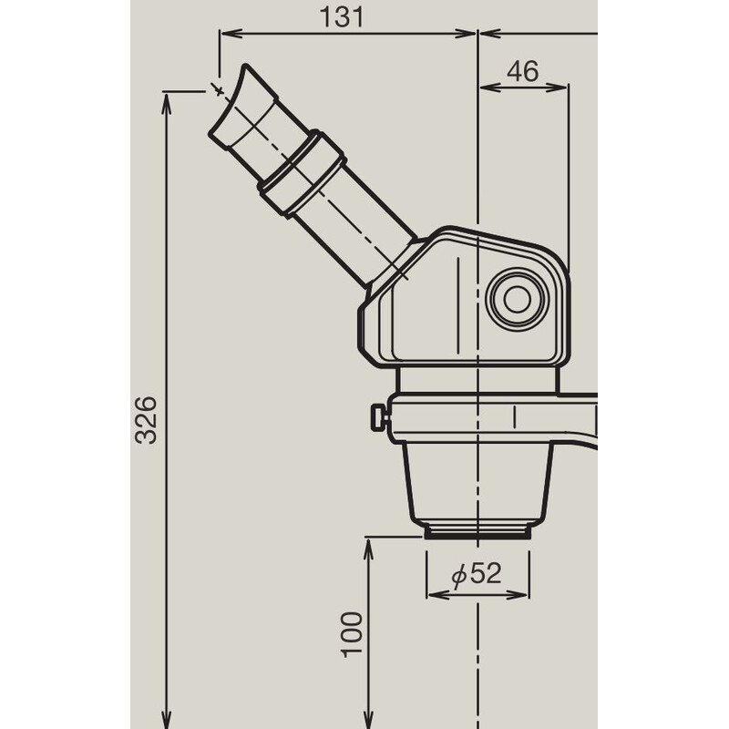 Nikon Stereo zoom microscoop SMZ445, bino, 0,8x-3,5x, 45°, FN21, B.D.100mm, invallend en doorgelaten licht, LED